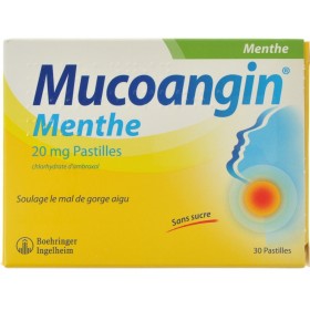 Mucoangin Menthe Pastilles a Sucer 30x20mg
