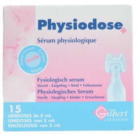 Physiodose Serum Physiologique Sterile 15x5ml