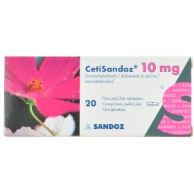 Cetisandoz Sandoz Tabletten 20 X 10mg