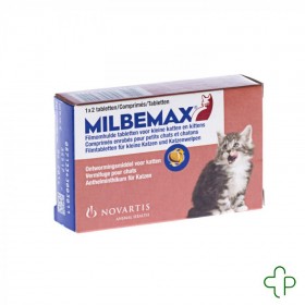 Milbemax Petit Chats - Kitten Comprimés Pelliculés 1x2