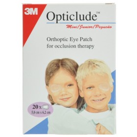Opticlude 3m Junior cp Oculaire 63mmx48mm  20 1537