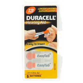 Duracell Easytab Pile Auditive Da13  6 Orange