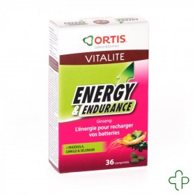 Ortis Energy&Endurance Tabletten 2X18