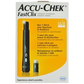 Accu Chek Fastclix (piqueur+lancet 1x6)05864666171