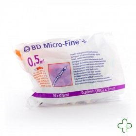 Bd Microfine+ Ser.ins.demi 0,3ml 30g 8mm100 324826