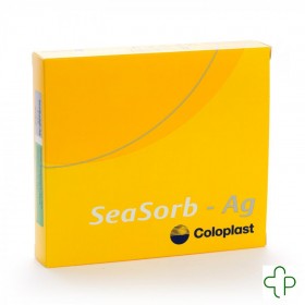 Seasorb Ag Pans Alginate Ster    10cmx10cm 10 3760