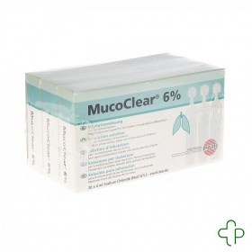 Mucoclear 6% Nacl ampoules 60x4ml