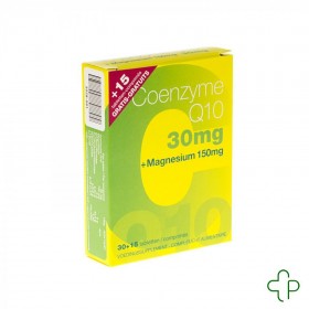 Coenzyme q10 + mg 30 comprimés + 15 comprimés gratuit 5877