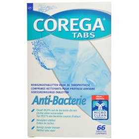 Corega Tabs anti bacterie tablets 66