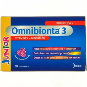 Omnibionta-3 Junior Framboise Comprimés a Croquer 30
