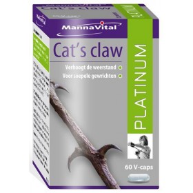 MannaVital cats claw platinum v-caps 60