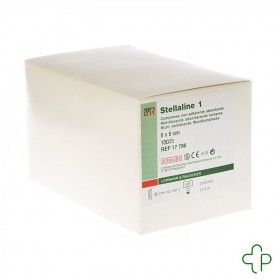 Stellaline 1 comprimés sterile 5,0x 5,0cm 100 17786