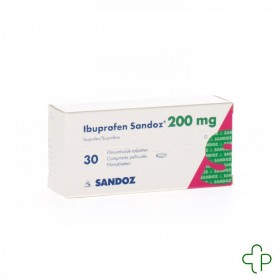 Ibuprofen sandoz 200mg comprimes 30x200mg