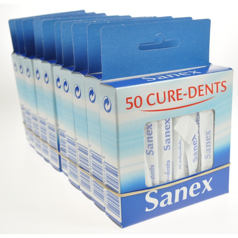 Efiseptyl - Cure-Dents En Forme Plume D'Oie - Emballage Individuel - x50
