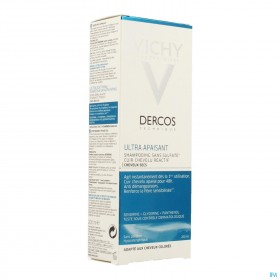 Vichy dercos shampooing dermo apaisant cheveux secs 200ml