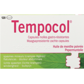 TEMPOCOL GASTRORESIST. CAPS MOLLES 120 X 182MG