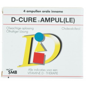 D-Cure 4 Ampoules Vitamine D cure