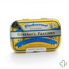 Grether's Pastilles Blackcurrant Ss Dragées 60g