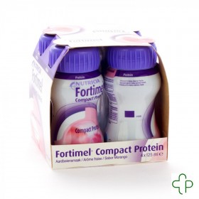 Fortimel Compact Protein Aardbei 4X125 ml