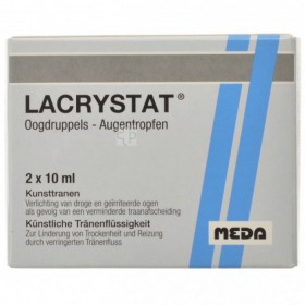 Lacrystat Collyre flacon 2x10ml