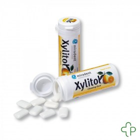 Miradent Chewing Gum Xylitol Fruits Sans sucre 30